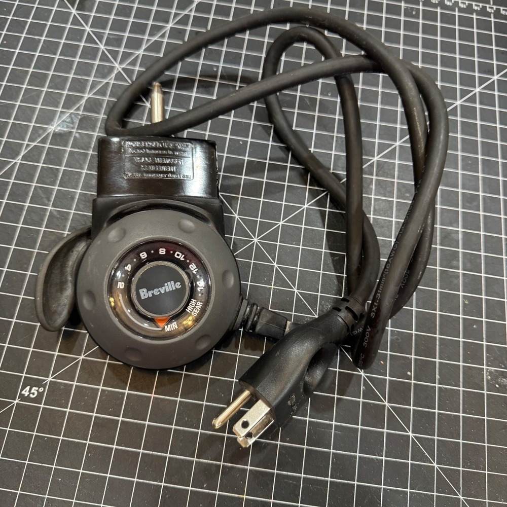Breville Temperature Control Power‎ Cord Replacement 120V 1500W TC-02 For Grills